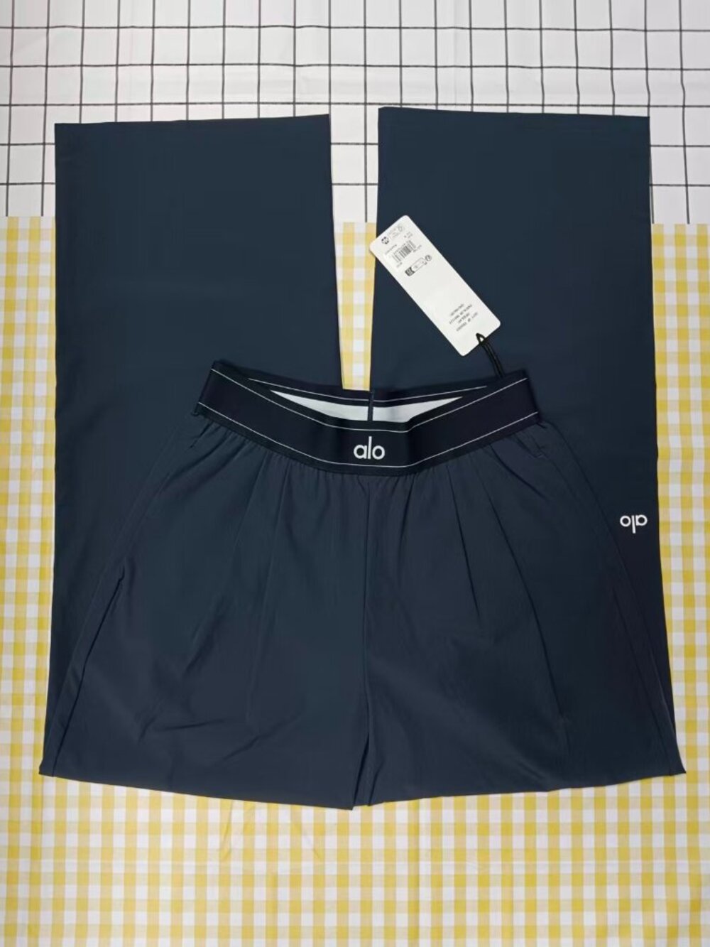 ALO Yoga Suit Up Trouser(Regular)💙🧜♀Straight&Wide Leg Minimalist Versatile - Picture 7 of 8
